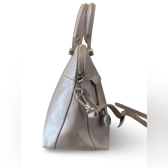 Furla Tan Beige Two Way Piper dome bag made from Saffiano leather - Picture 2 of 10